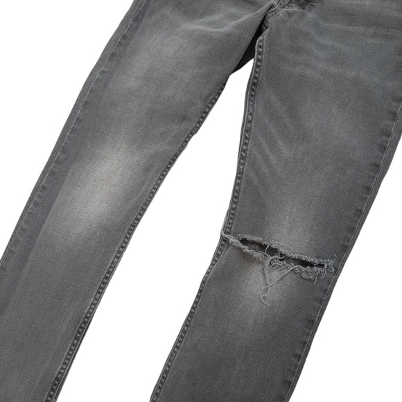 Allsaints Cigarette Ripped Knee Skinny Jeans Mens Size 28 - Picture 2 of 6